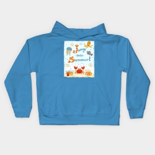 Jump into summer! Kids Hoodie